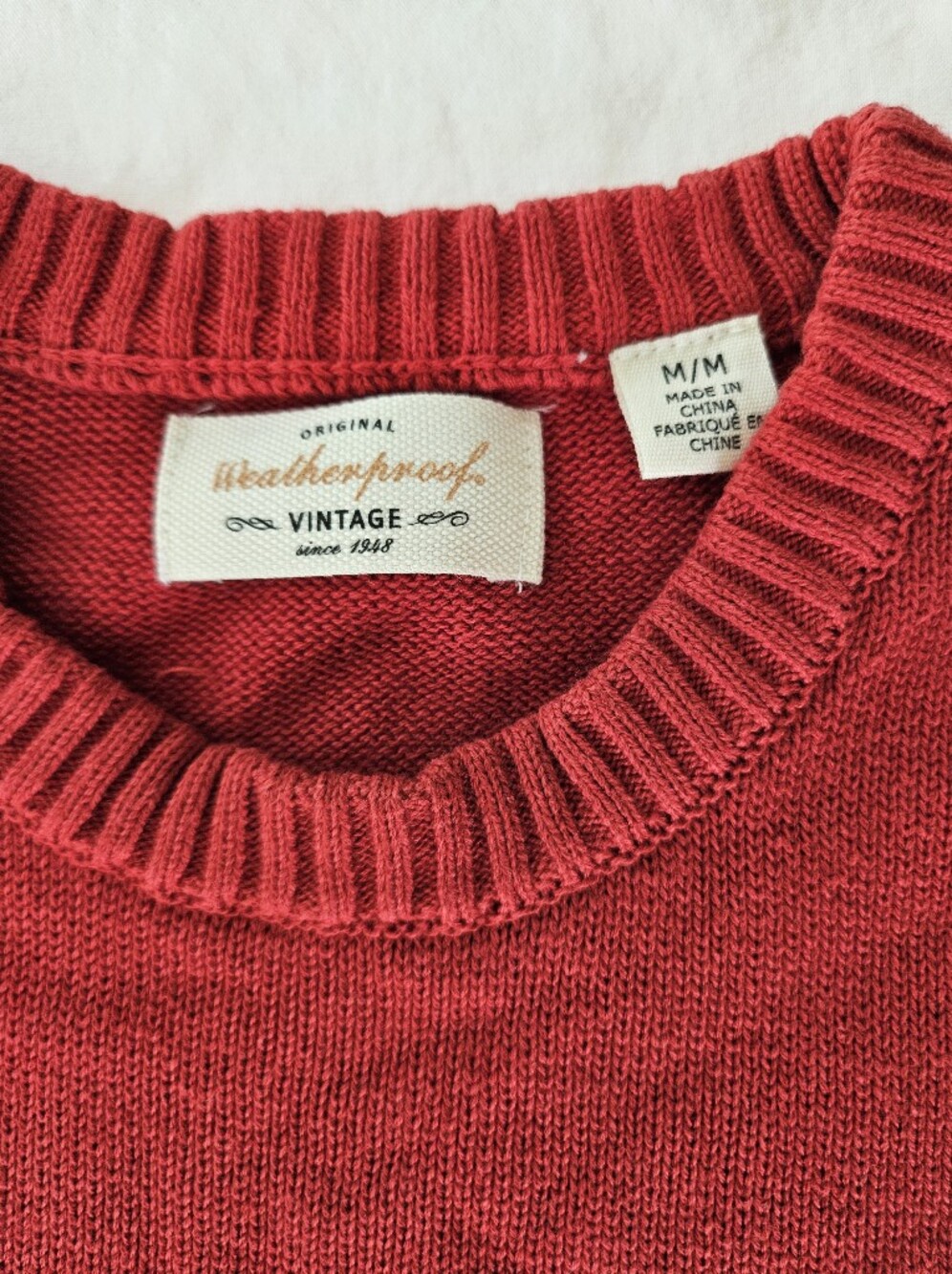 Red Maple Leaf 100% Cotton Women's Crewneck Sweater NWT Size Medium Canada Day - Picture 4 of 11